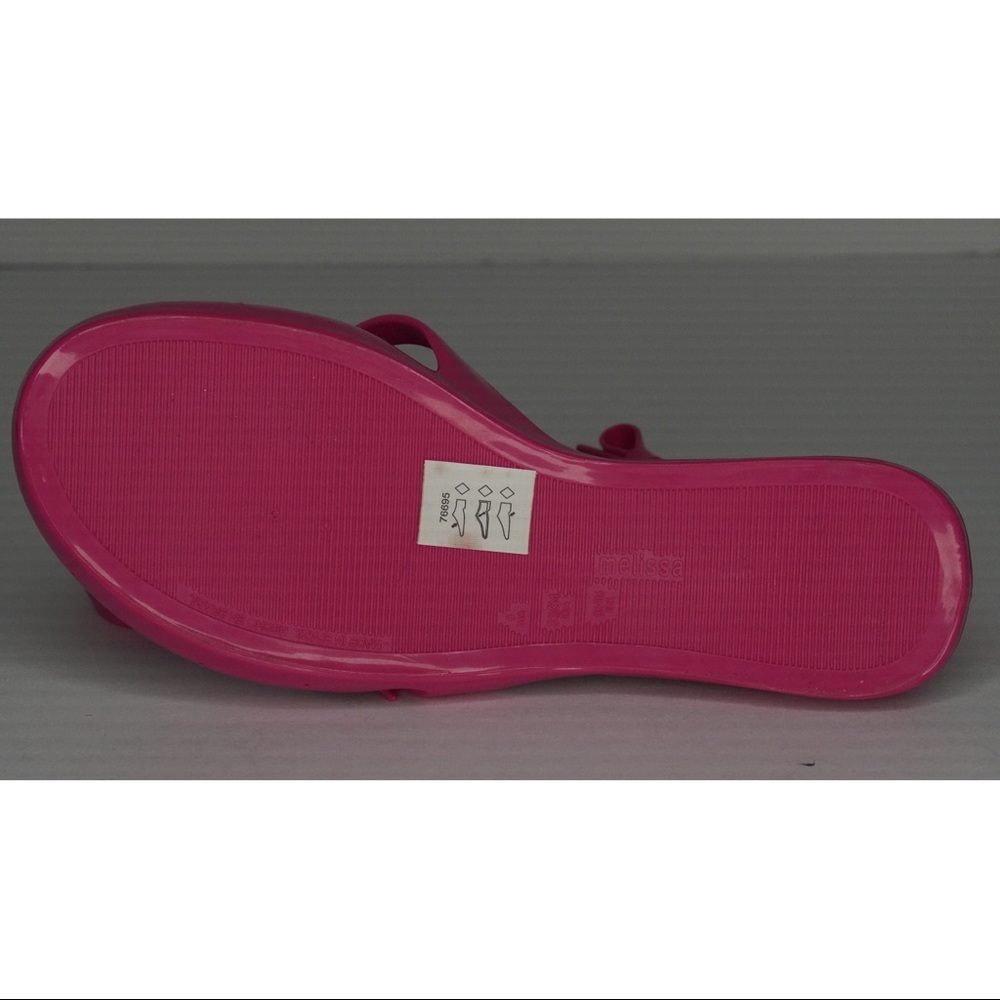 ✨HP!✨ ⏰ Melissa Love Li Pink Sandals NWT - Picture 8 of 9